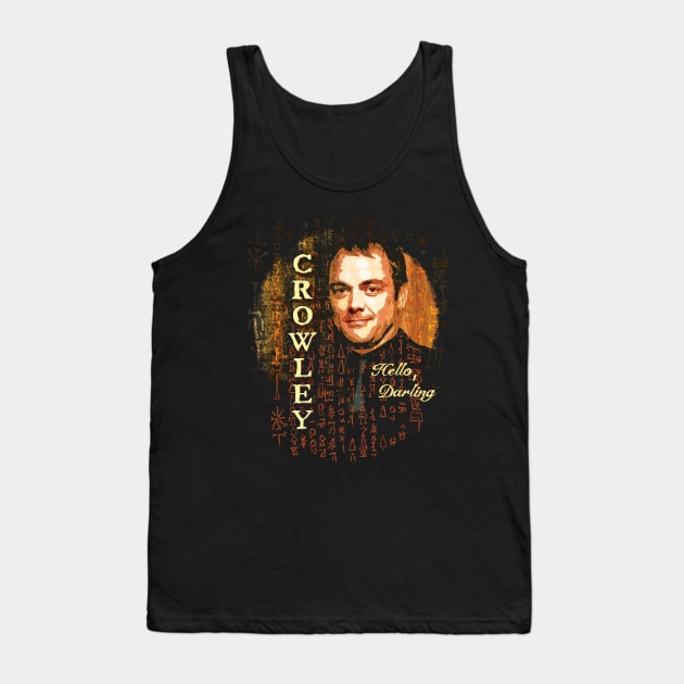 Crowley is a Supernatural Demon Tank Top by ArtsyDenise